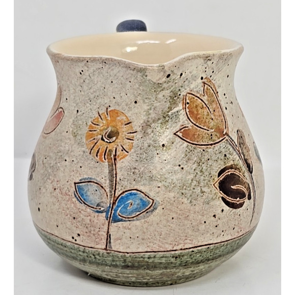 Modigliani Via Condotti Roma 3.5"H Creamer Original Painted Vintage U324 - Picture 5 of 8